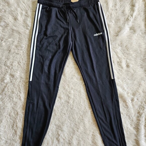 Adidas Women's Black Essentials 3-Stripes Tricot Pants Size: M - Picture 8 of 12
